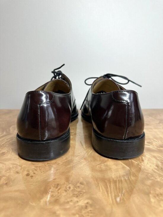 Cole Haan Burgundy Leather Oxford Cap Toe Dress Shoes Men\'s 9.5 D main image 7